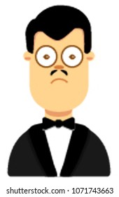 mister with glasses