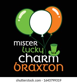 Mister Lucky Charm Braxton Patrick Day T Shirt Design