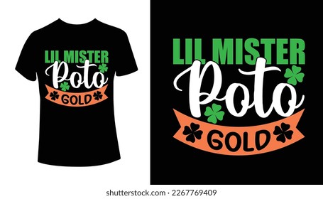 Mister Pinch Proof St. Patrick's Day Typography T-shirt Design