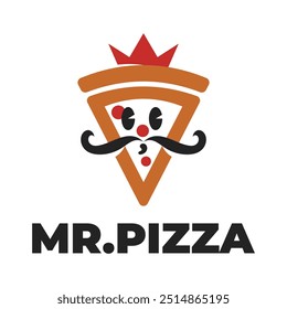 design de logotipo minimalista do mister pizza