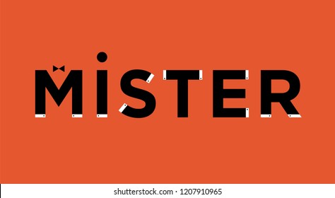 Mister Typography Design Template