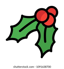 Mistletoe Berry and Leaves