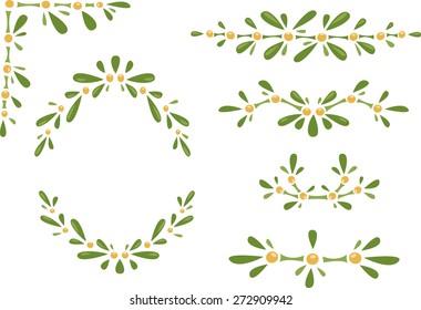 Mistletoe frames 