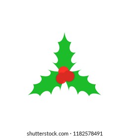 mistletoe icon. Element of colored Christmas holiday icon for mobile concept and web apps. Thin line mistletoe icon can be used for web and mobile