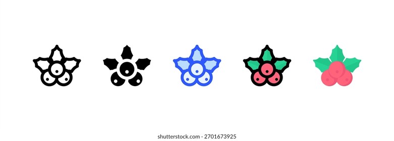 Ícone de balão-de-vidro define várias coleções de estilos. Ilustração vetorial.