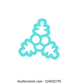 mistletoe icon. vector illustration