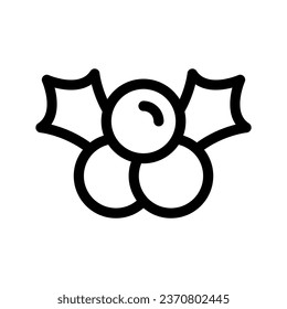 Mistletoe Icon Vector Symbol Design Illustration