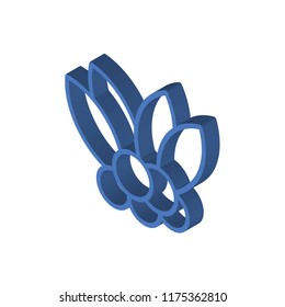 Mistletoe isometric left top view 3D icon