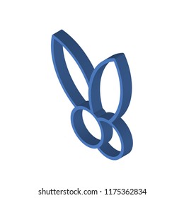 Mistletoe isometric left top view 3D icon