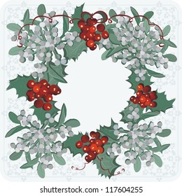  mistletoe red and white