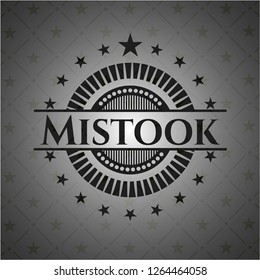 Mistook realistic black emblem