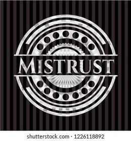 Mistrust silver shiny emblem