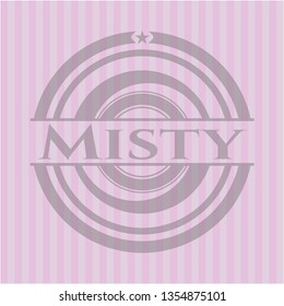 Misty pink emblem