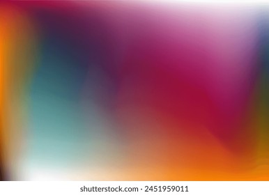 Misty psychedelic backdrop. Mind-blowing prism colorful mockup. Shadow orange navy green violet gradient. Dark mauve blue purple coral post advertisement. Kaleidoscopic background presentation.