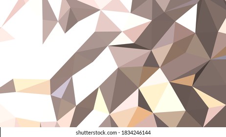 Misty rose abstract background. Geometric vector illustration. Colorful 3D wallpaper.