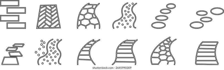 Passarela de pedra nebulosa definida através autêntica paisagem de jardim ao amanhecer com elementos de design oriental tradicional abraçada por nevoeiro suave criando atmosfera espiritual misteriosa para contemplação