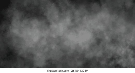 Misty Vapor e névoa fundo em tons de cinza suave e preto


