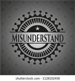 Misunderstand black emblem