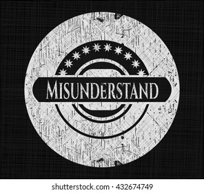Misunderstand on chalkboard