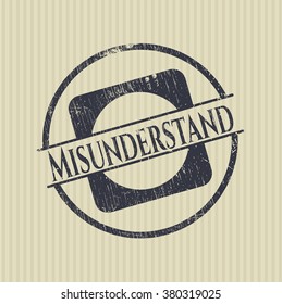 Misunderstand rubber seal