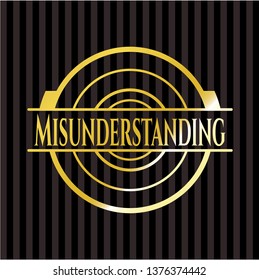 Misunderstanding golden badge or emblem