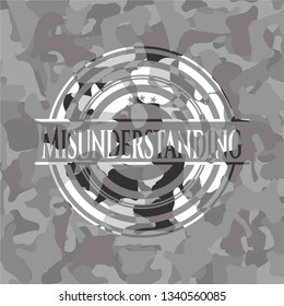 Misunderstanding on grey camouflage pattern