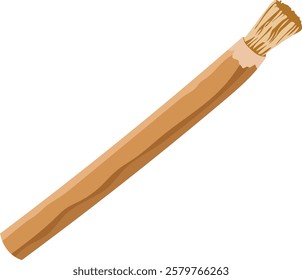 Miswak Natural Toothbrush or Siwak Illustration Isolated on White Background