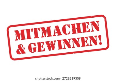 Mitarbeiter Gesucht Grunge Stamp Vetor Illustration - Selo de borracha angustiada para contratação, vagas de emprego, aviso de recrutamento e anúncio de emprego em alemão