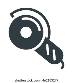 Miter Saw Colored Vector Icon