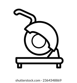Miter saw free construction icon vector design illustration