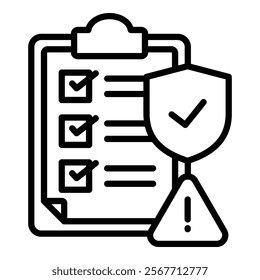 Mitigation Icon Element For Design