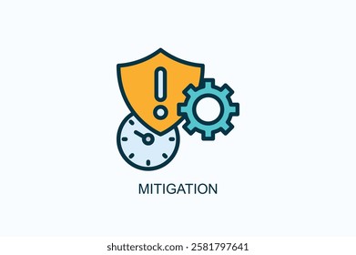 Mitigation Icon Or Logo Isolated Illustration