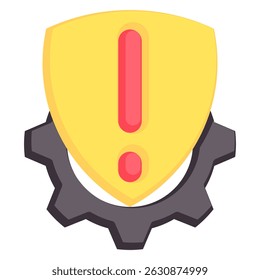 Mitigation icon represented by Mitigation symbol Flat style.