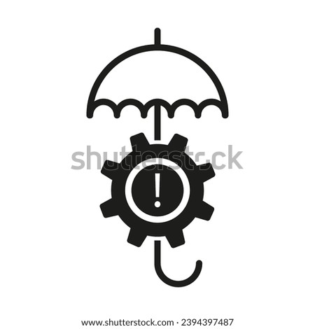 Mitigation icon. Vector illustration. EPS 10.