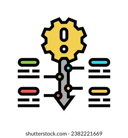mitigation plan risk color icon vector. mitigation plan risk sign. isolated symbol illustration