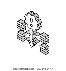 mitigation plan risk isometric icon vector. mitigation plan risk sign. isolated symbol illustration