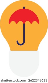 Mitigation Risk Management Icon Vector Flat Illustration