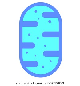 Mitochondria icon, mitochondrium, genome, health