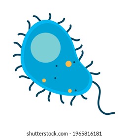 Mitochondria Icon On White Background