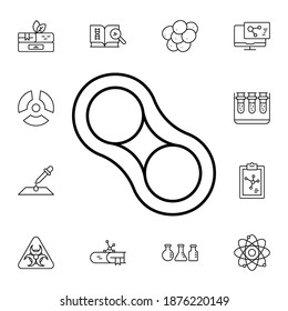 Mitosis flat vector icon in biology pack