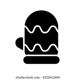 mitten icon or logo isolated sign symbol vector illustration - high quality black style vector icons
