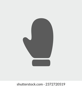 Mittenzeilensymbol auf einem Hintergrund. Vektorgrafik.