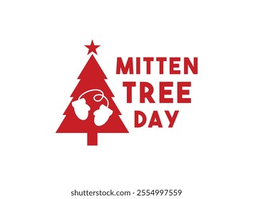 Mitten Tree Day. December. Eps 10.