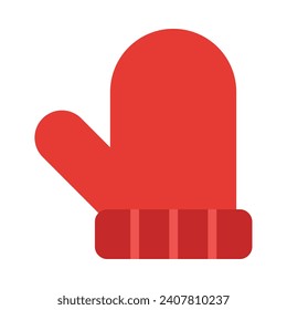 Mitten Vector Flat Icon For Personal And Commercial Use.
