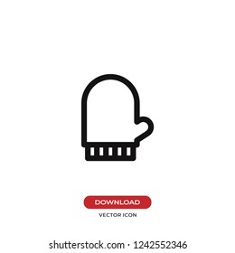 Mitten vector icon