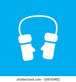mittens icon illustration isolated vector sign symbol