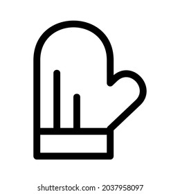 mittens icon or logo isolated sign symbol vector illustration - high quality black style vector icons
