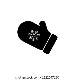 Mittens icon, a logo on a white background