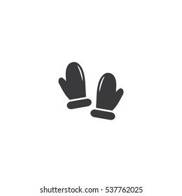 Mittens icon simple vector illustration