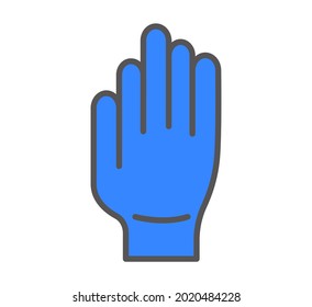 mittens icon vector illustration concept